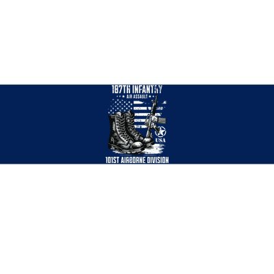 187th Infantry Regiment 101st Airborne Division Veteran Bumper Sticker