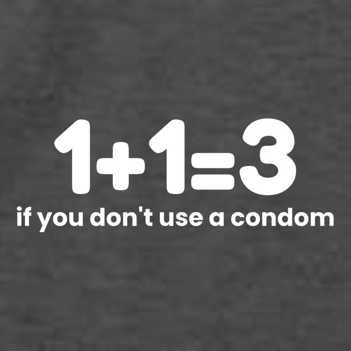 1+1=3 If You DonT Use A Condom Vector Backpack