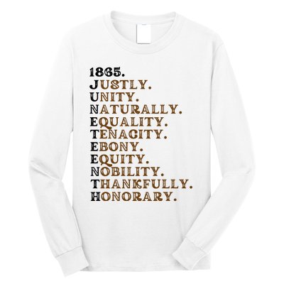 1865 Juneteenth Long Sleeve Shirt