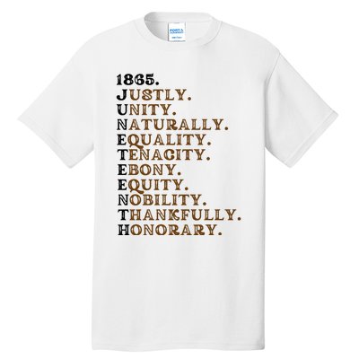 1865 Juneteenth Tall T-Shirt