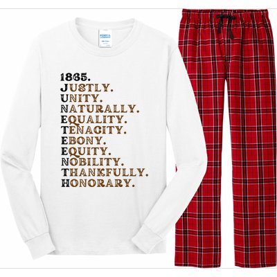 1865 Juneteenth Long Sleeve Pajama Set