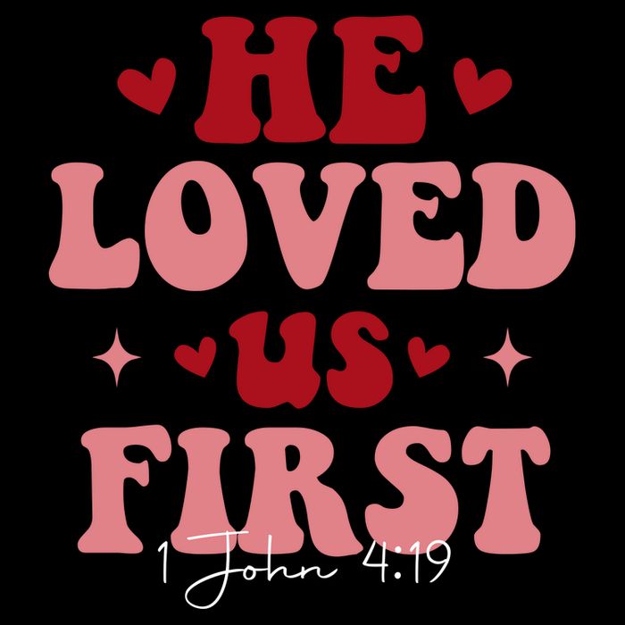 1 John 4 19 He Loved Us First 16 in Basic Backpack