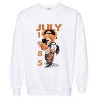 1985 July Born In Garment-Dyed Sweatshirt