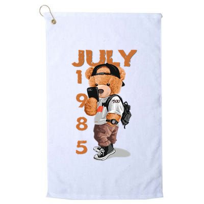 1985 July Born In Golf Towel