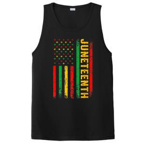 1865 Juneteenth Black History American Flag African PosiCharge Competitor Tank