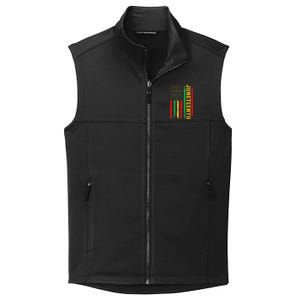 1865 Juneteenth Black History American Flag African Collective Smooth Fleece Vest