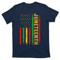 1865 Juneteenth Black History American Flag African T-Shirt