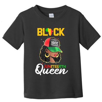 1865 Juneteenth Black Queen Toddler T-Shirt