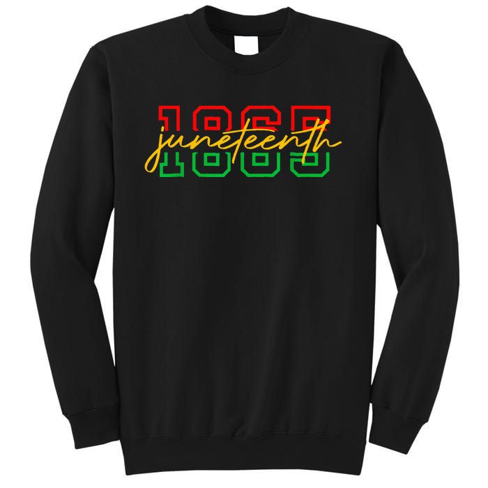 1865 Juneteenth Celebrate African American Freedom Day Sweatshirt