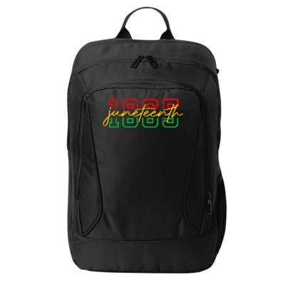 1865 Juneteenth Celebrate African American Freedom Day City Backpack