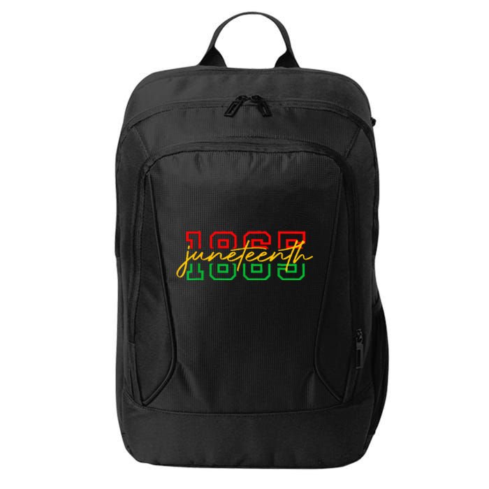 1865 Juneteenth Celebrate African American Freedom Day City Backpack