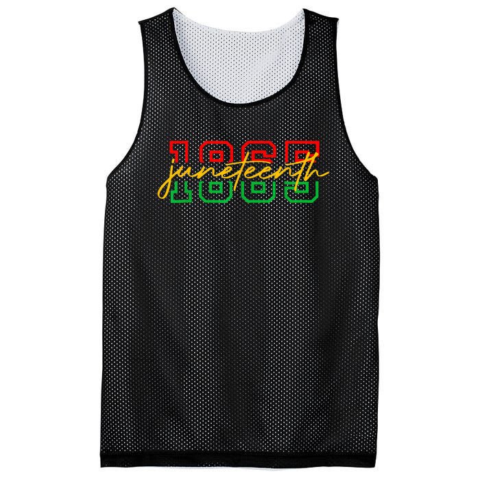 1865 Juneteenth Celebrate African American Freedom Day Mesh Reversible Basketball Jersey Tank