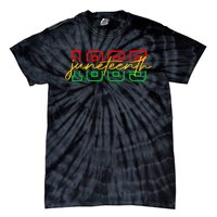 1865 Juneteenth Celebrate African American Freedom Day Tie-Dye T-Shirt