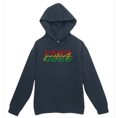 1865 Juneteenth Celebrate African American Freedom Day Urban Pullover Hoodie