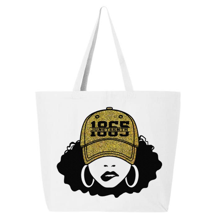 1865 Juneteenth Celebrate Black Magic Melanin  25L Jumbo Tote