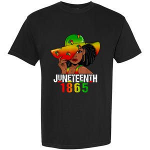 1865 Juneteenth Celebrate African American Freedom Day Garment-Dyed Heavyweight T-Shirt