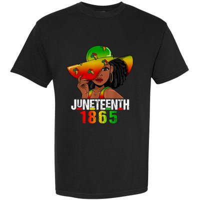 1865 Juneteenth Celebrate African American Freedom Day Garment-Dyed Heavyweight T-Shirt