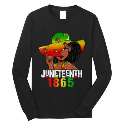 1865 Juneteenth Celebrate African American Freedom Day Long Sleeve Shirt