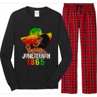 1865 Juneteenth Celebrate African American Freedom Day Long Sleeve Pajama Set