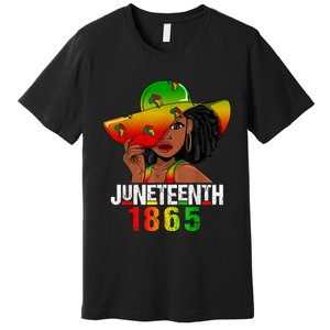 1865 Juneteenth Celebrate African American Freedom Day Premium T-Shirt