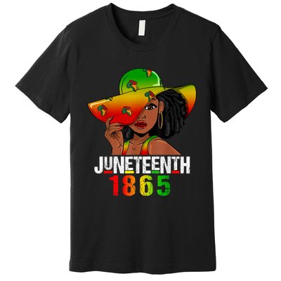 1865 Juneteenth Celebrate African American Freedom Day Premium T-Shirt