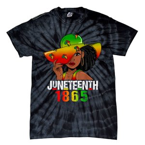 1865 Juneteenth Celebrate African American Freedom Day Tie-Dye T-Shirt