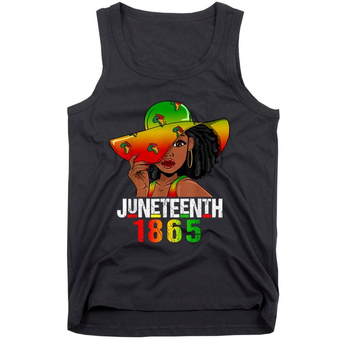 1865 Juneteenth Celebrate African American Freedom Day Tank Top