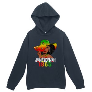 1865 Juneteenth Celebrate African American Freedom Day Urban Pullover Hoodie