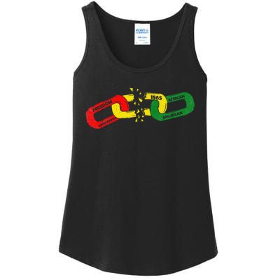 1865 Juneteenth Celebrate African American Freedom Day Ladies Essential Tank