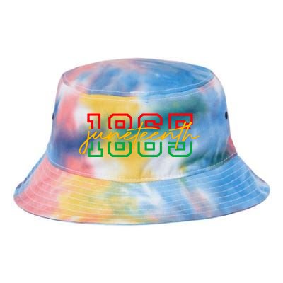 1865 Juneteenth Celebrate African American Freedom Day Women Tie Dye Newport Bucket Hat