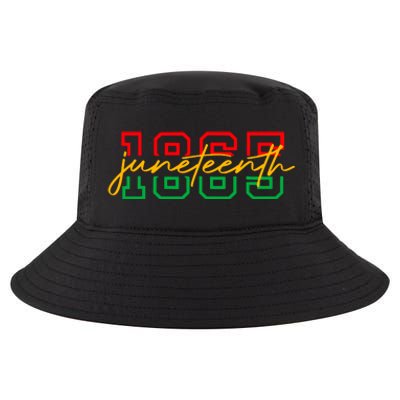 1865 Juneteenth Celebrate African American Freedom Day Women Cool Comfort Performance Bucket Hat