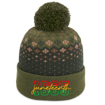 1865 Juneteenth Celebrate African American Freedom Day Women The Baniff Cuffed Pom Beanie