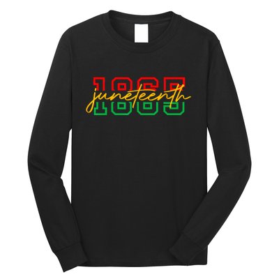 1865 Juneteenth Celebrate African American Freedom Day Women Men Long Sleeve Shirt