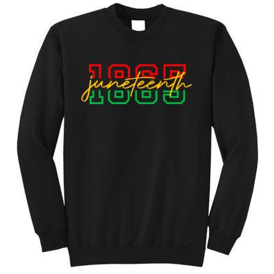 1865 Juneteenth Celebrate African American Freedom Day Women Men Sweatshirt