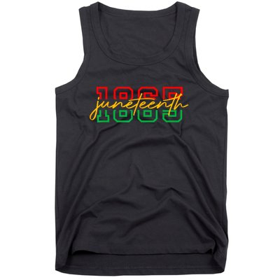 1865 Juneteenth Celebrate African American Freedom Day Women Men Tank Top