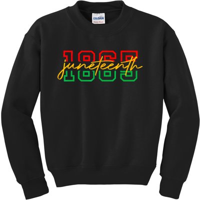 1865 Juneteenth Celebrate African American Freedom Day Women Men Kids Sweatshirt