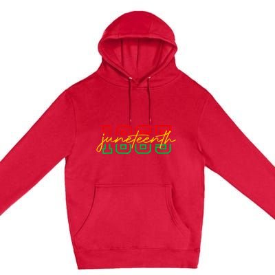 1865 Juneteenth Celebrate African American Freedom Day Women Men Premium Pullover Hoodie