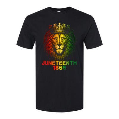 1865 Juneteenth Celebrate Lion African American Freedom Day Softstyle® CVC T-Shirt