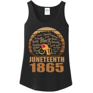 1865 Juneteenth Celebrate African American Freedom Day Ladies Essential Tank