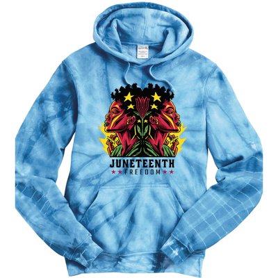 1865 Junenth Celebrate African American Freedom Day Tie Dye Hoodie