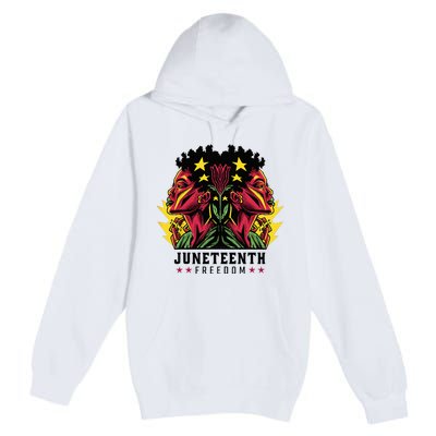 1865 Junenth Celebrate African American Freedom Day Premium Pullover Hoodie