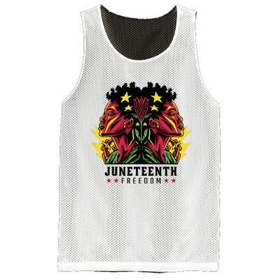 1865 Junenth Celebrate African American Freedom Day Mesh Reversible Basketball Jersey Tank