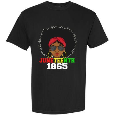 1865 Juneteenth Celebrate African American Freedom Day Garment-Dyed Heavyweight T-Shirt