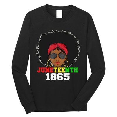 1865 Juneteenth Celebrate African American Freedom Day Long Sleeve Shirt