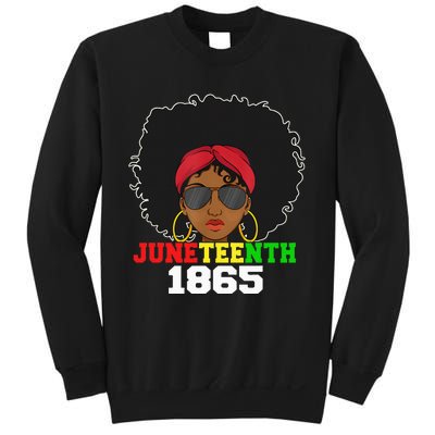 1865 Juneteenth Celebrate African American Freedom Day Sweatshirt