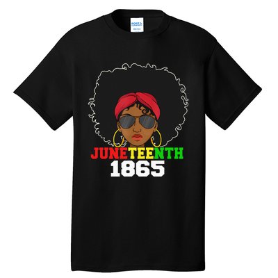 1865 Juneteenth Celebrate African American Freedom Day Tall T-Shirt