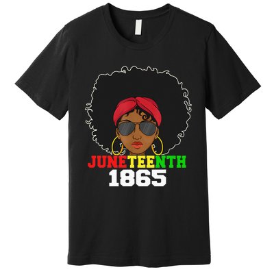 1865 Juneteenth Celebrate African American Freedom Day Premium T-Shirt