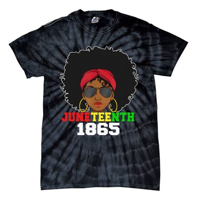 1865 Juneteenth Celebrate African American Freedom Day Tie-Dye T-Shirt