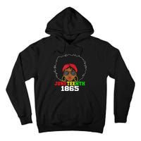 1865 Juneteenth Celebrate African American Freedom Day Tall Hoodie