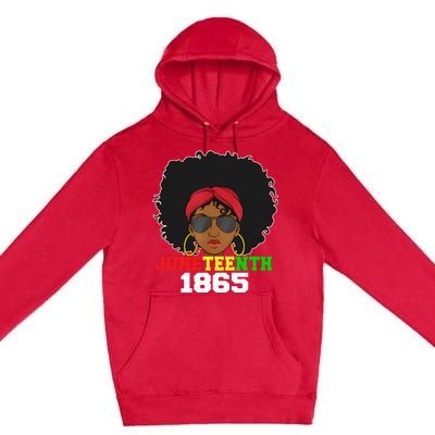 1865 Juneteenth Celebrate African American Freedom Day Premium Pullover Hoodie